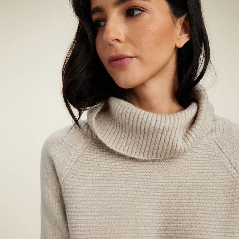 Ariat Country Three Chimney Ladies Sweater - Oatmeal-4