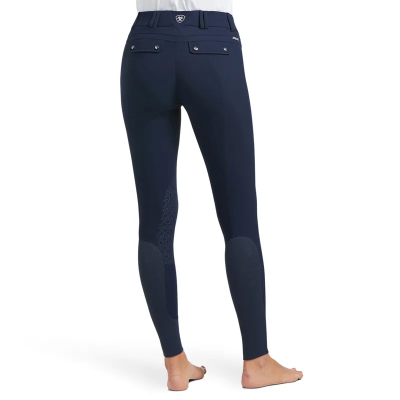 Ariat Tri Factor Grip Knee Patch Ladies Breeches - Navy-1