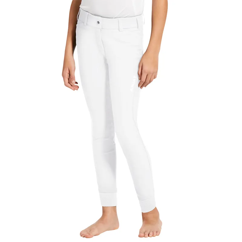 Ariat Tri Factor Grip Full Seat Youth Competition Breeches - White