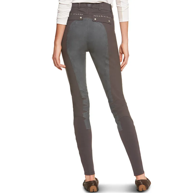 Ariat Olympia Tribute Ladies Full Seat Breeches - Charcoal-1