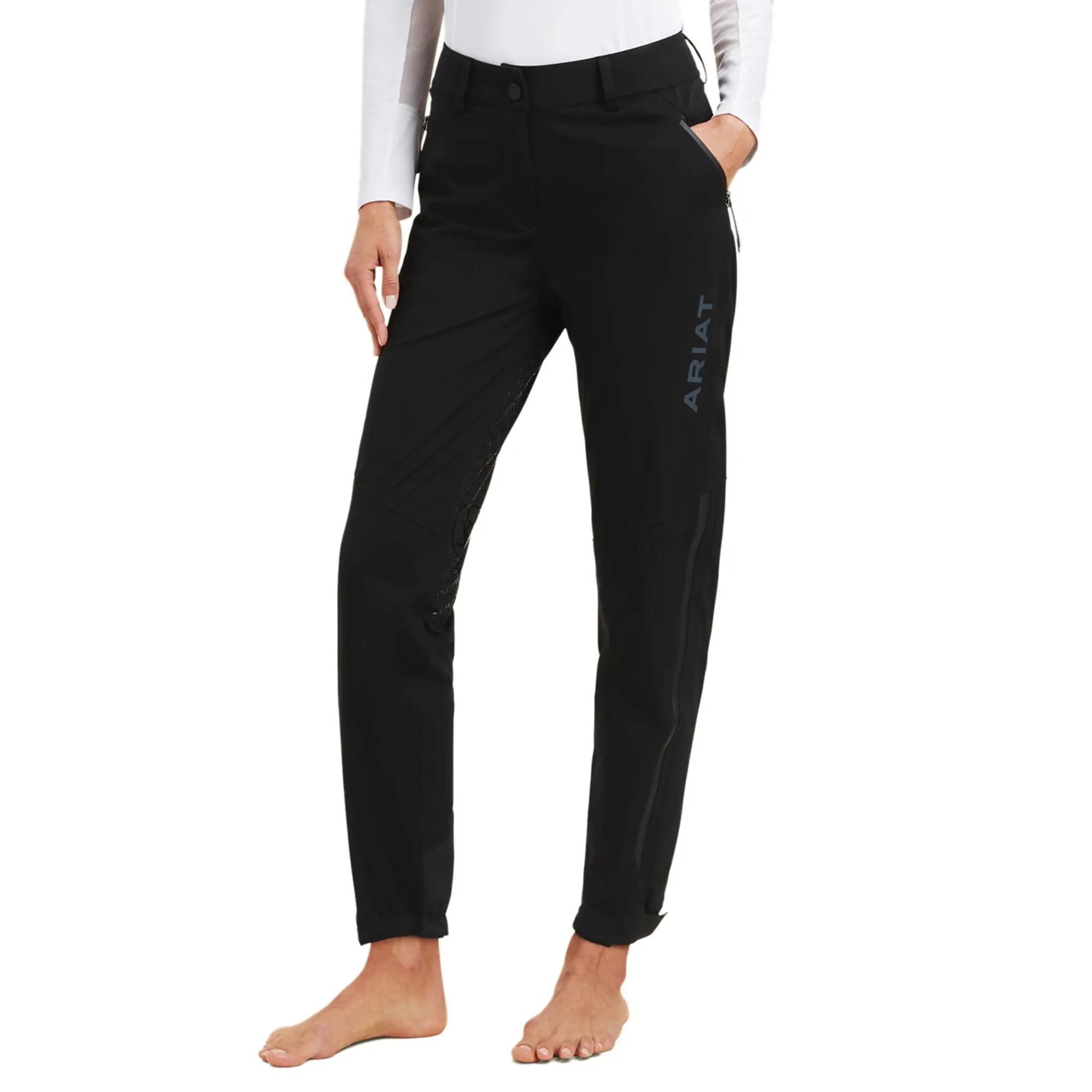 Ariat Venture H2O Full Grip Ladies Waterproof Trousers Black