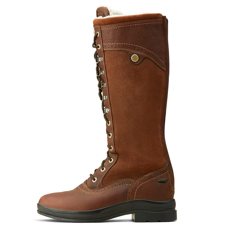 Ariat Wythburn Tall Waterproof Womens Country Boots - Dark Brown-3
