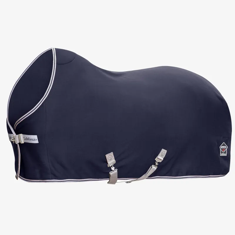 LeMieux Arika Jersey-Tek Fleece Rug - Navy-2