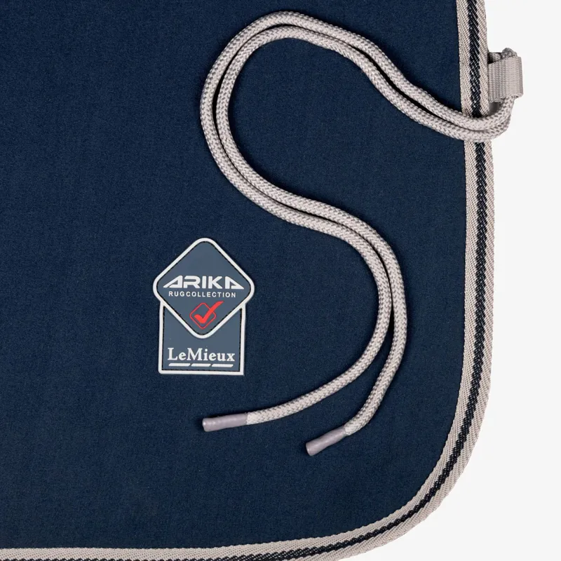 LeMieux Arika Jersey-Tek Fleece Rug - Navy-4