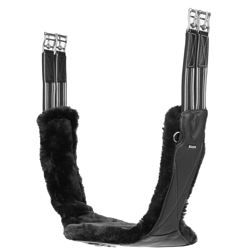 LeMieux Arika Simuwool Contoured Long Stud Girth - Black