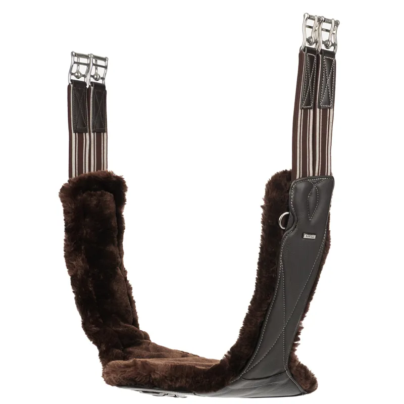 LeMieux Arika Simuwool Contoured Long Stud Girth - Brown