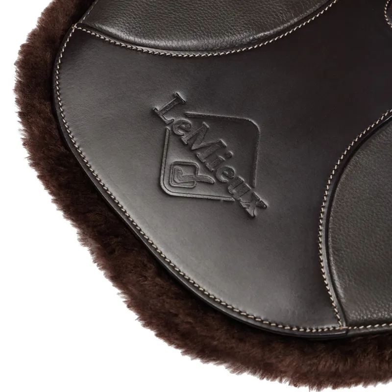 LeMieux Arika Simuwool Contoured Long Stud Girth - Brown-2