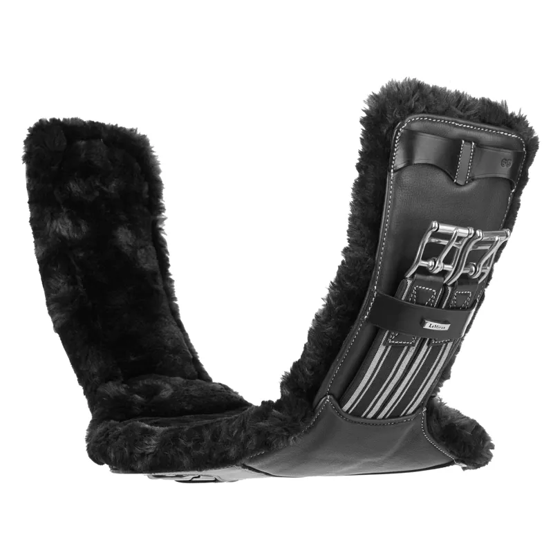 LeMieux Arika Simuwool Contoured Short Stud Girth - Black