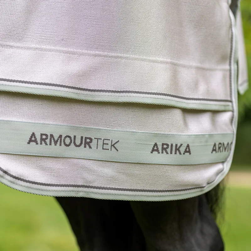 LeMieux Arika Armour-Tek Detachable Neck Fly Rug - Stone-5