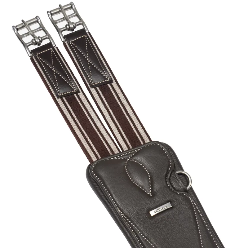 LeMieux Arika Contoured Long Stud Girth - Brown-5