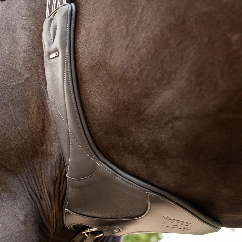 LeMieux Arika Contoured Long Stud Girth - Brown-3