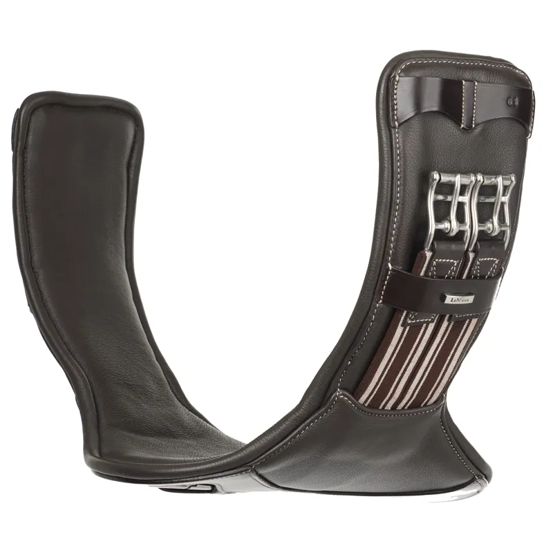 LeMieux Arika Contoured Short Stud Girth - Brown-6