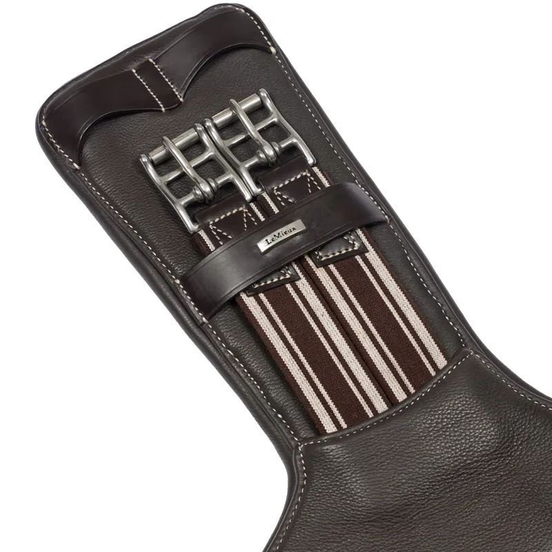 LeMieux Arika Contoured Short Stud Girth - Brown-4