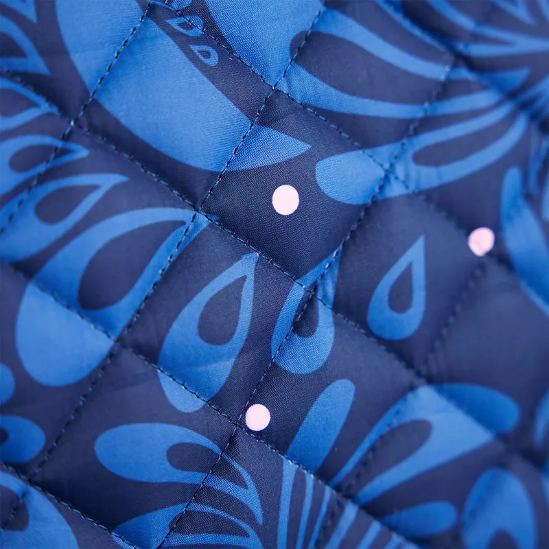 ARMA Hyde Park Contour Pro Saddlecloth - Navy Paisley-3