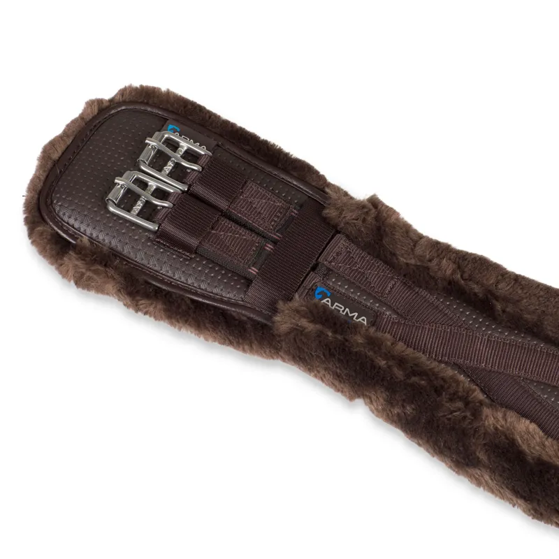 ARMA Performance SupaFleece Dressage Girth - Brown-1