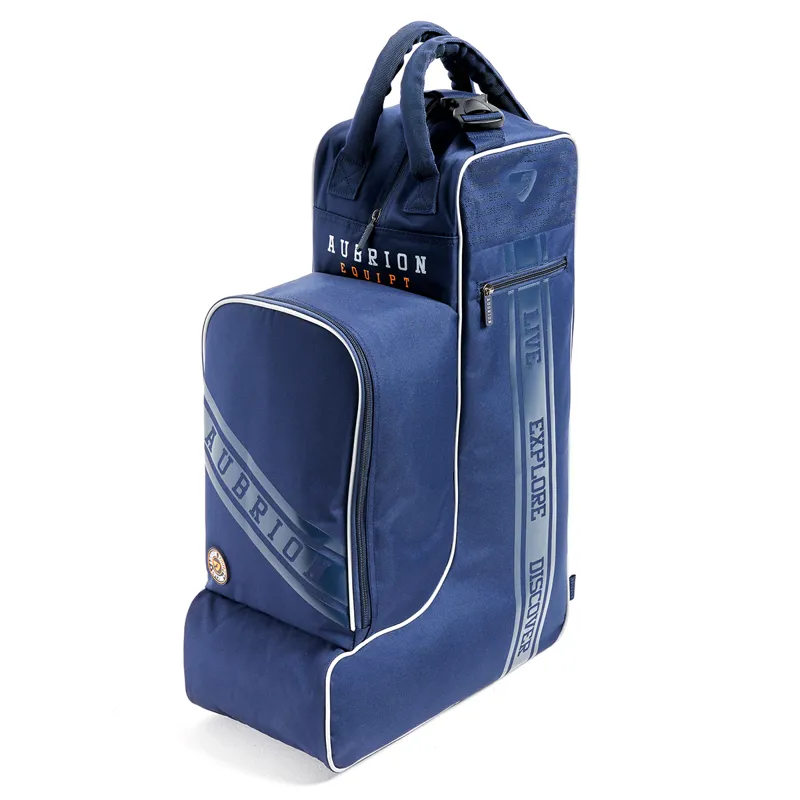 Aubrion Equipt Boot/Hat/Whip Bag - Navy-2
