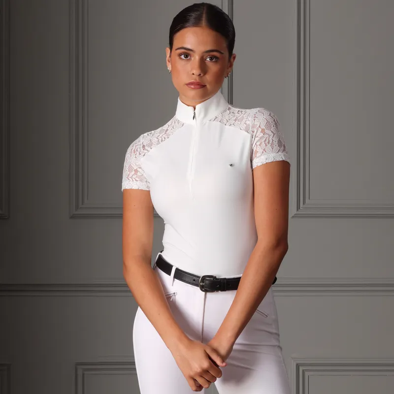 Aubrion Ambel Ladies Show Shirt - White-3