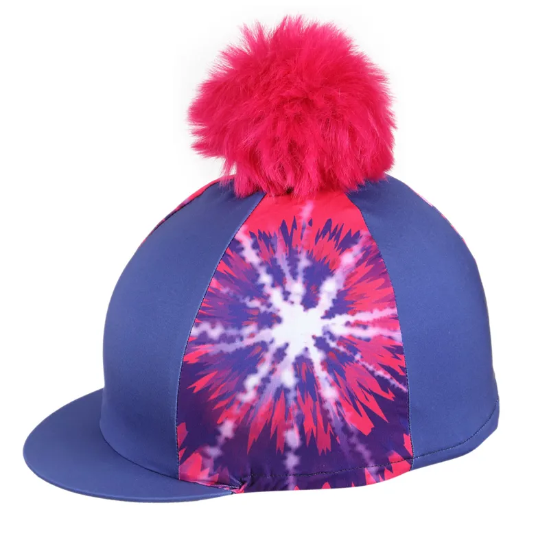 Aubrion Hyde Park Hat Silk - Pink Tie Dye