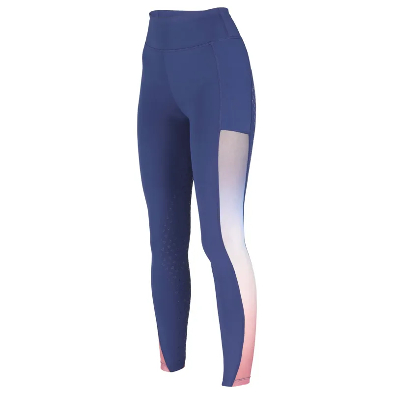 Aubrion Leyton Mesh Full Grip Ladies Riding Tights - Ombre