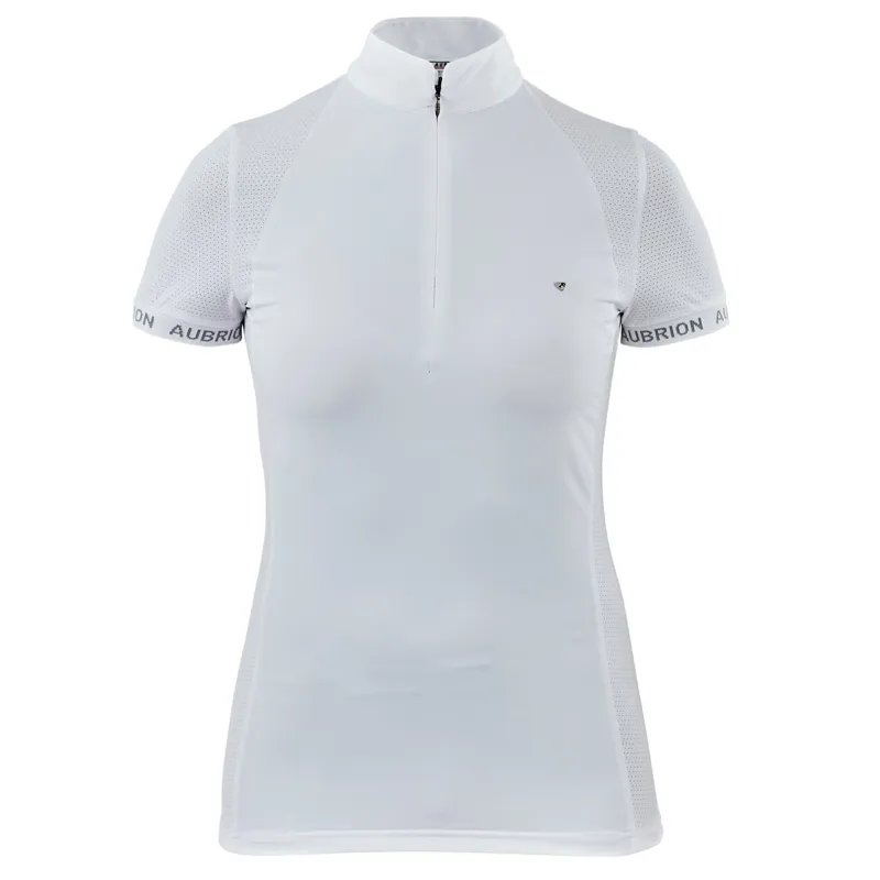Aubrion Newbel Short Sleeve Ladies Show Shirt - White