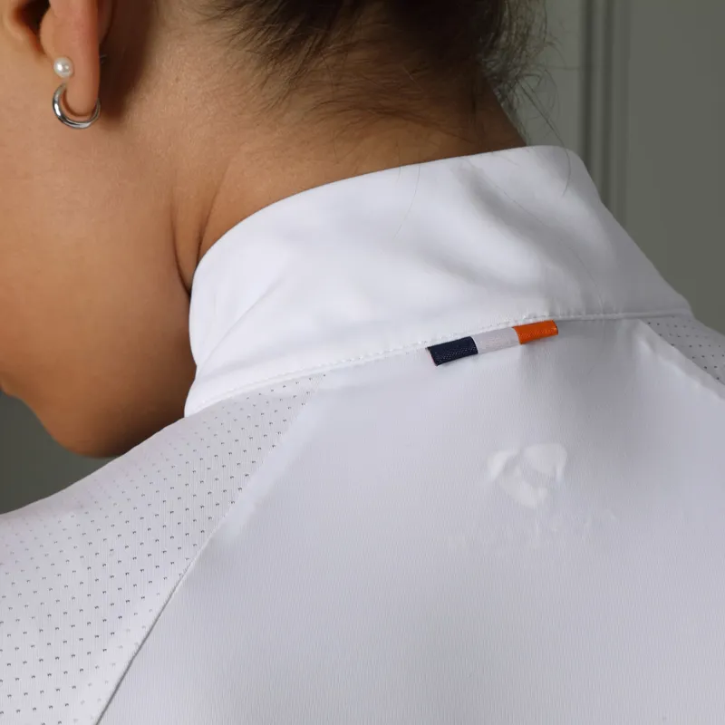 Aubrion Newbel Short Sleeve Ladies Show Shirt - White-2