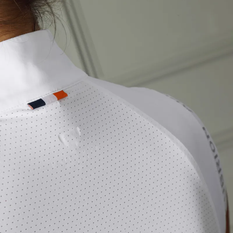 Aubrion Newbel Sleeveless Ladies Show Shirt - White-2