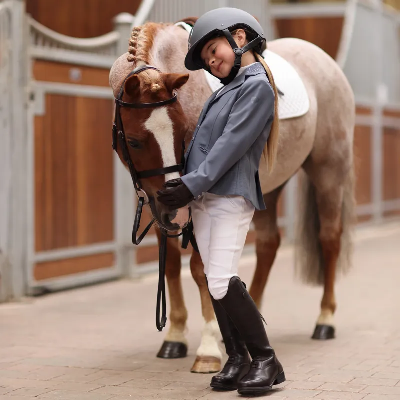 Aubrion Newton Junior Girls Competition Jacket - Storm-2