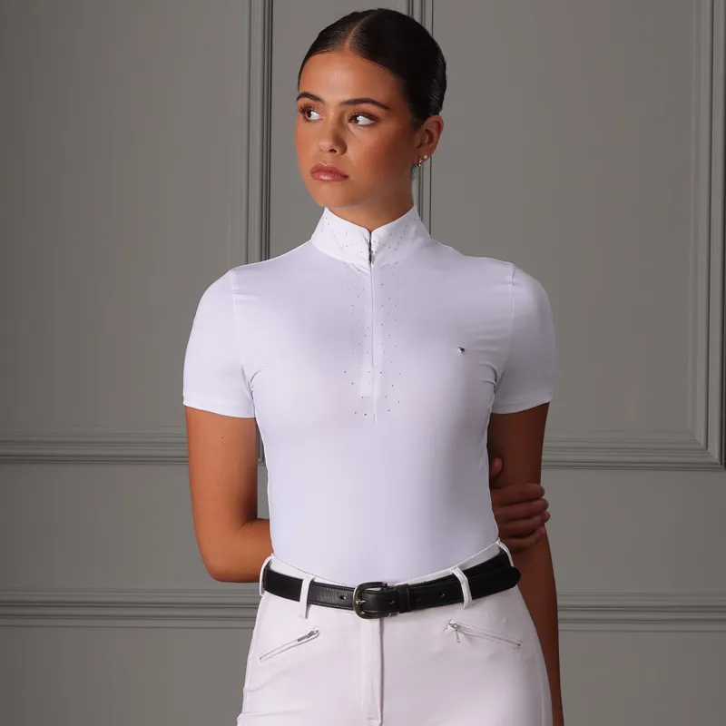 Aubrion Radley Short Sleeve Ladies Show Shirt - White