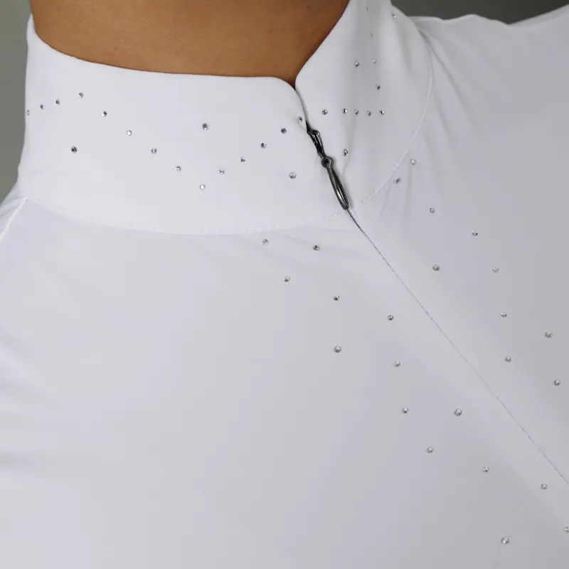 Aubrion Radley Short Sleeve Ladies Show Shirt - White-2