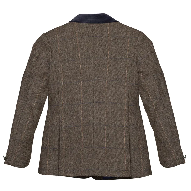 Aubrion Saratoga Childs Tweed Show Jacket - Green Check-1