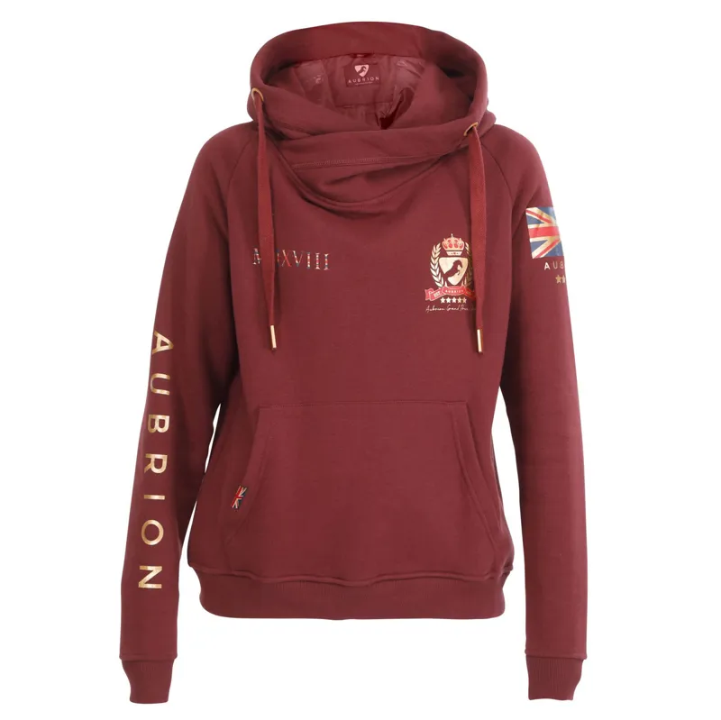 Burgundy hoodie ladies sale