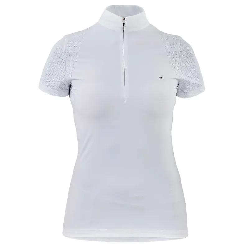 Aubrion Walston Short Sleeve Ladies Show Shirt - White