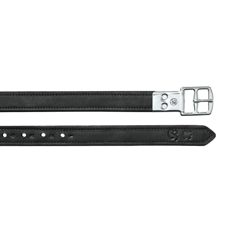 Bates Luxe Stirrup Leathers - Black
