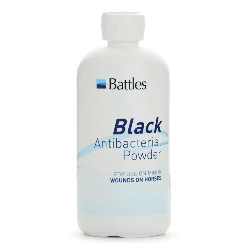 Battles Black Antibacterial Wound Powder 125g