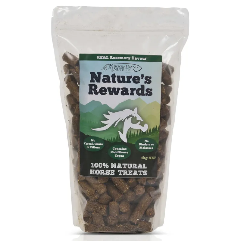 Boomerang Nutrition Natures Rewards Horse Treats - Rosemary