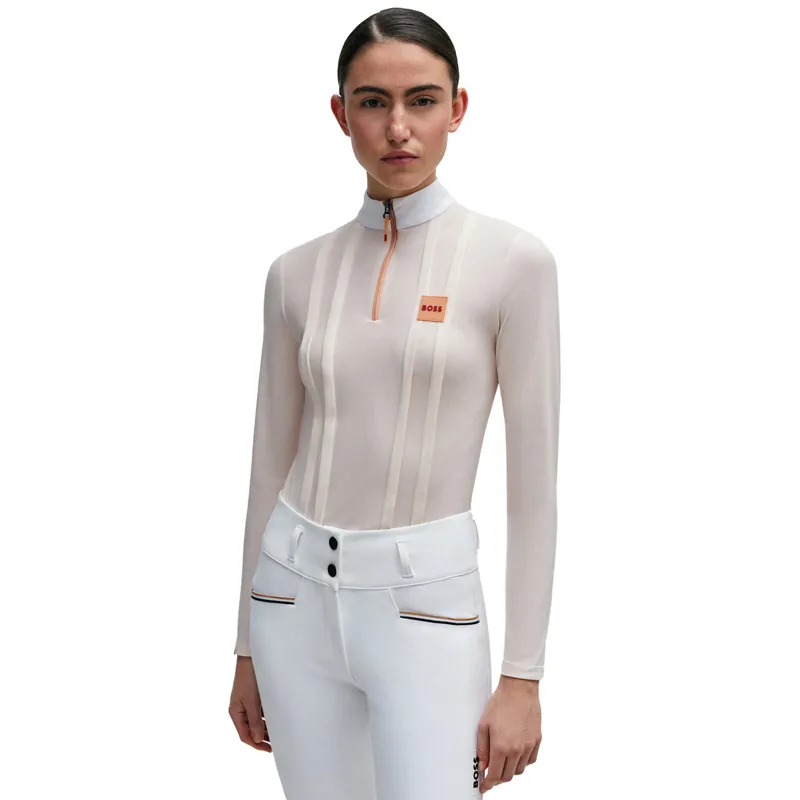 BOSS Equestrian Lina Ladies Competition Shirt - Peach Nougat