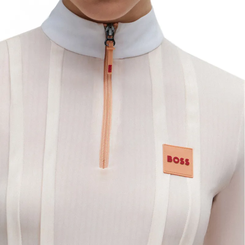BOSS Equestrian Lina Ladies Competition Shirt - Peach Nougat-3