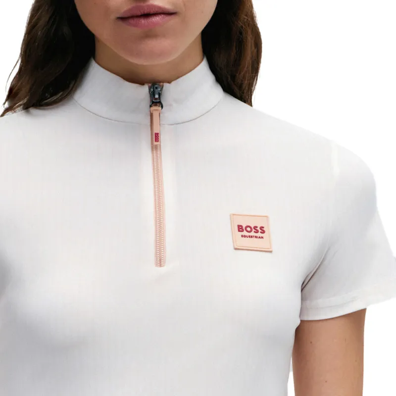 BOSS Equestrian Mila Ladies Competition Shirt - Peach Nougat-2