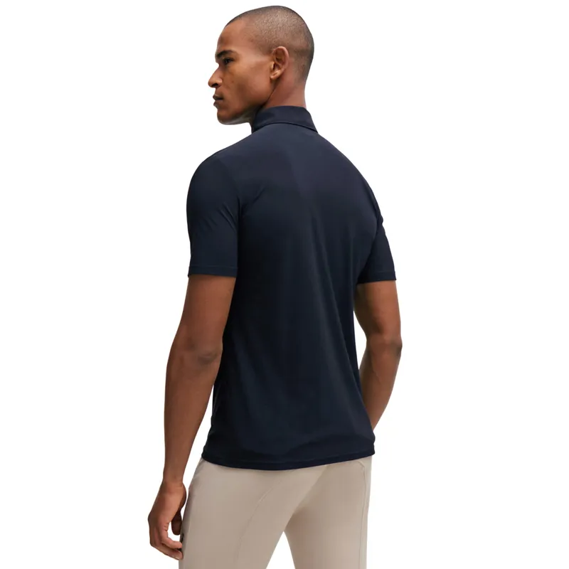 BOSS Equestrian Noah Mens Training Polo Shirt - Sky Captain-1