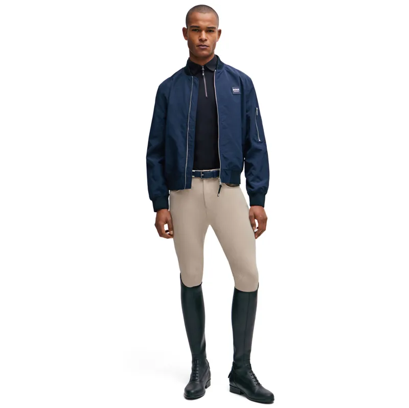 BOSS Equestrian Noah Mens Training Polo Shirt - Sky Captain-3