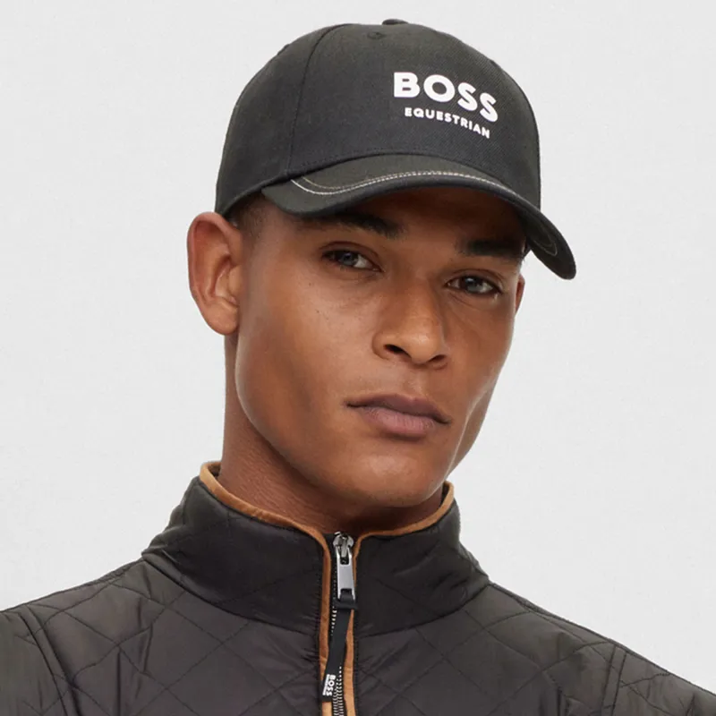 BOSS Equestrian Classic Unisex Cap - Black-1
