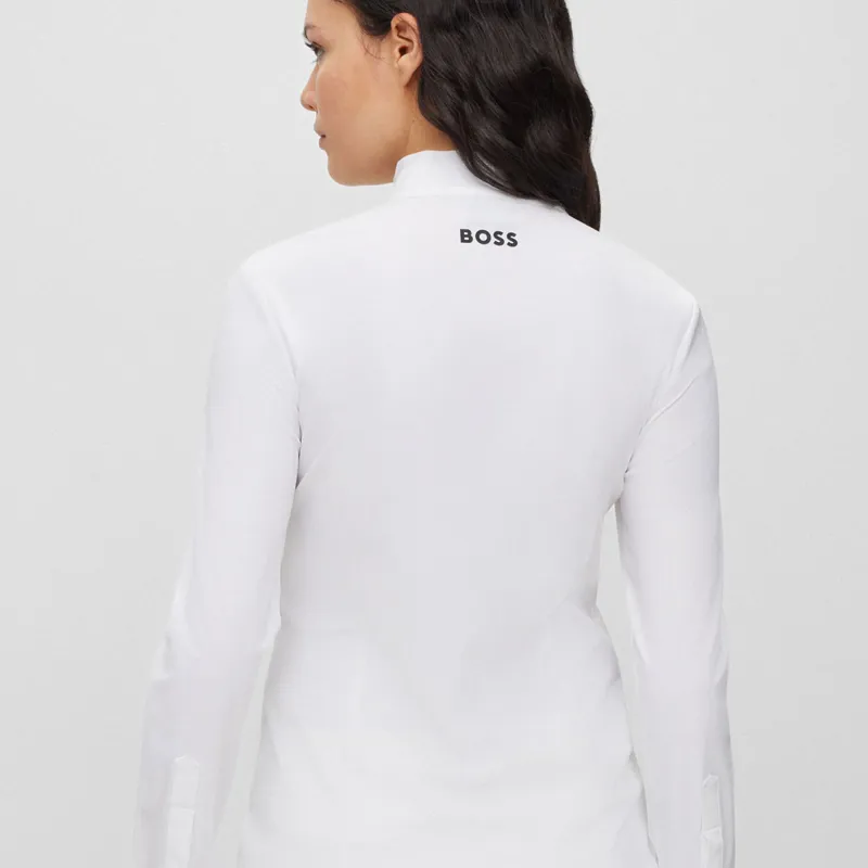 BOSS Equestrian Emma Ladies Show Shirt - White-1