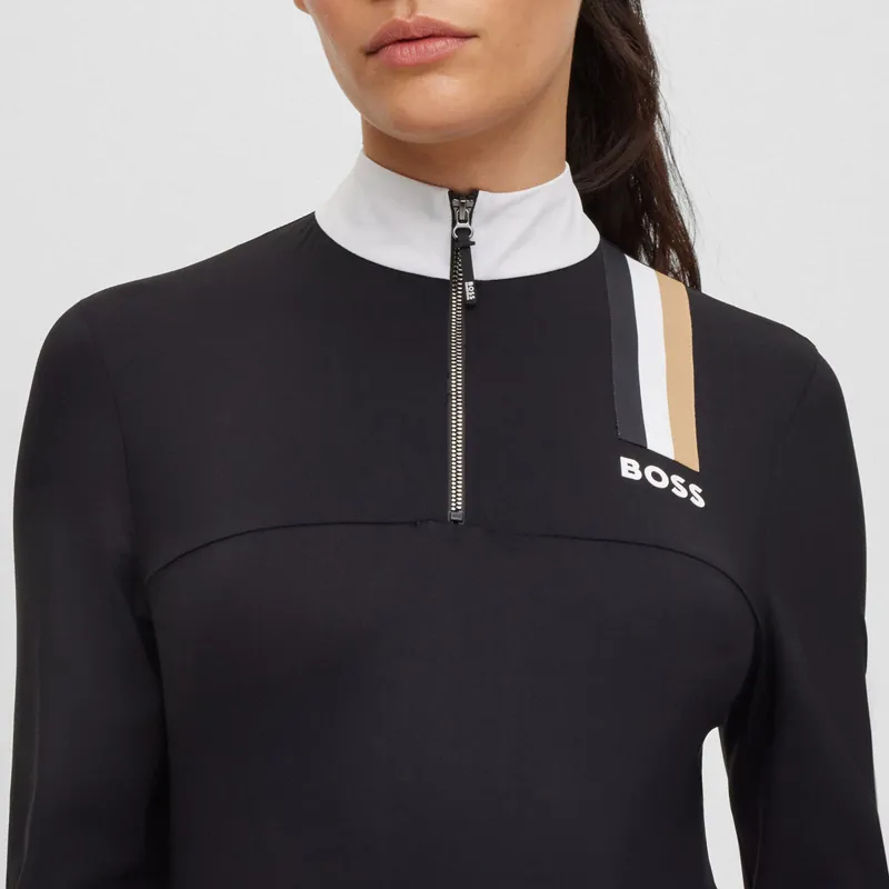 BOSS Equestrian Evy Ladies Long Sleeve Competition Shirt - Black-2