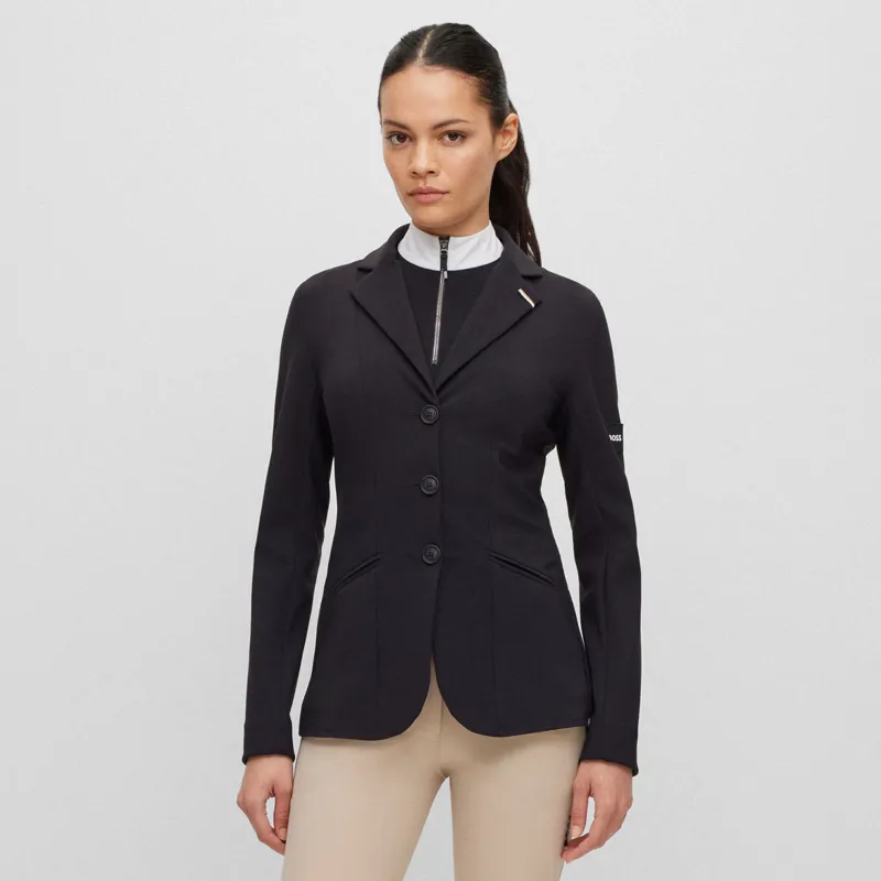 BOSS Equestrian Evy Ladies Long Sleeve Competition Shirt - Black-3