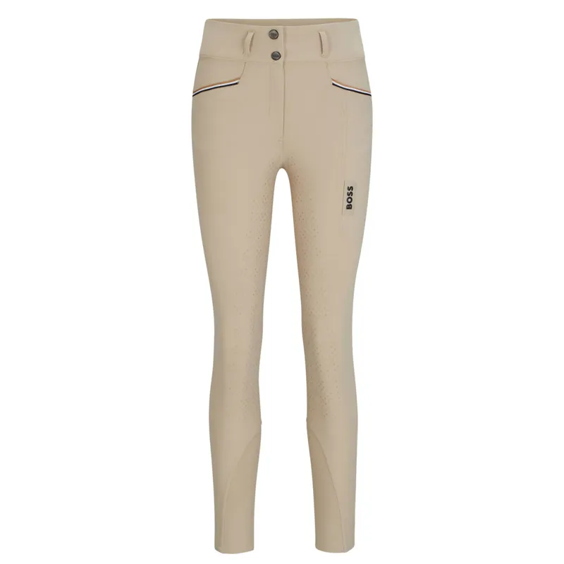 BOSS Equestrian Hailey Full Grip Womens Competition Breeches - Beige-1
