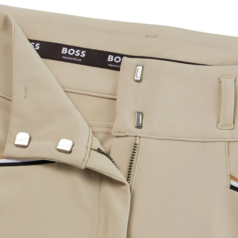 BOSS Equestrian Hailey Full Grip Womens Competition Breeches - Beige-2