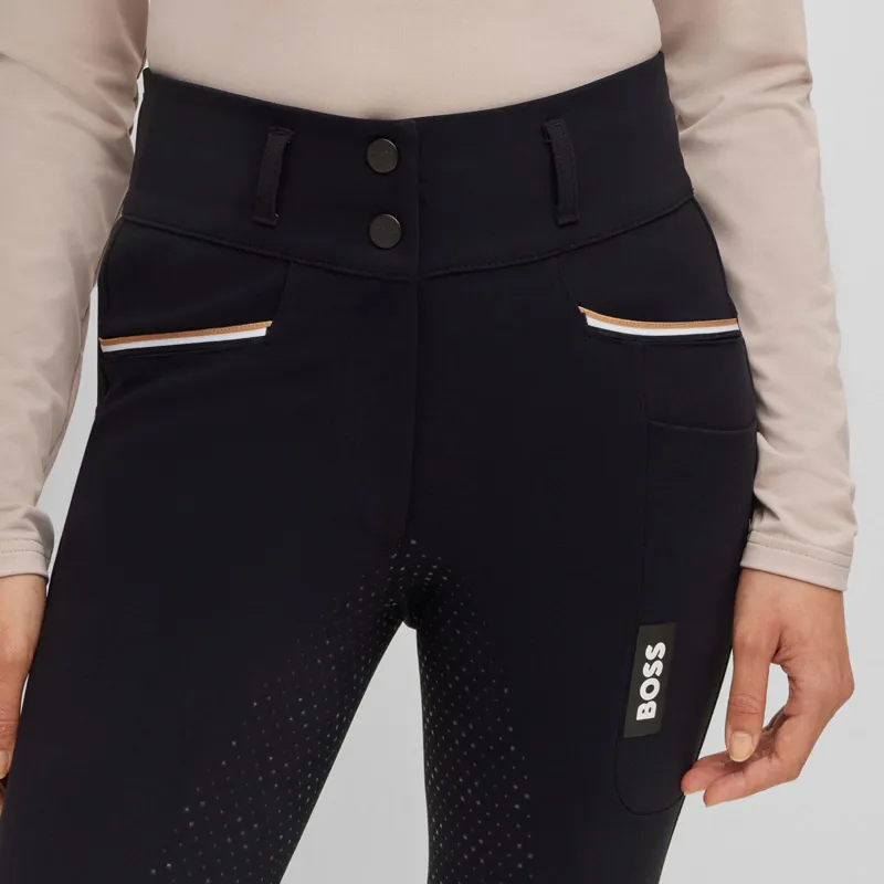 BOSS Equestrian Hailey Full Grip Ladies Breeches - Black-4