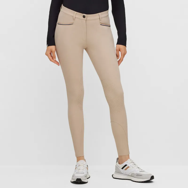 BOSS Equestrian Hazel Knee Grip Ladies Competition Breeches - Beige