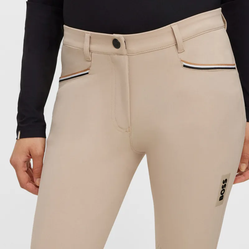 BOSS Equestrian Hazel Knee Grip Ladies Competition Breeches - Beige-4
