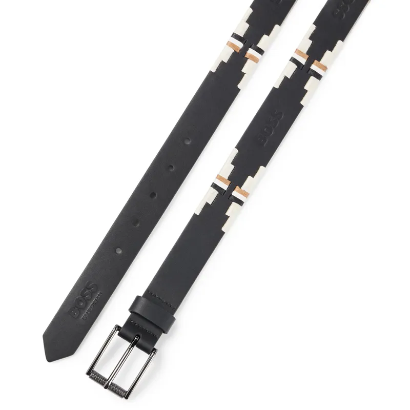 BOSS Equestrian Signature Polo Belt - Black-1